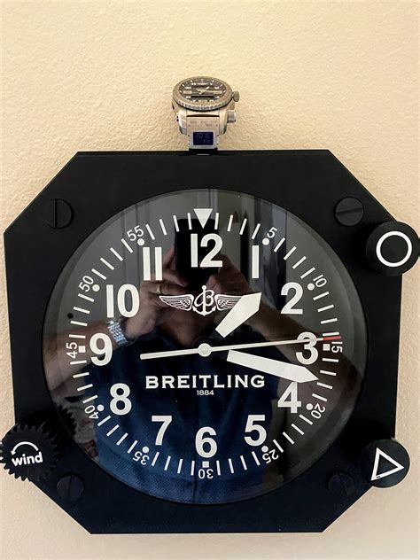 viralstyle breitling wall clock|luxury watch wall clocks uk.